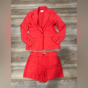 VGUC Evereve women’s blazer and shorts set